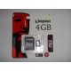 Карта памяти microSD 4Gb 10class